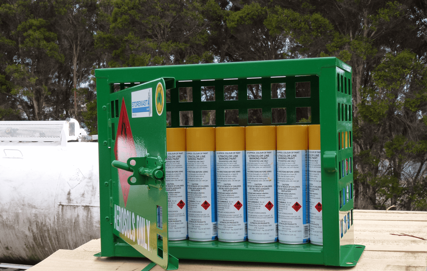 Storing Aerosols Correctly Aerosol Cages Vs Flammable Liquids